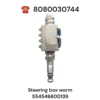 Steering box worm intra
